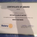 Natick Rotary Honored with Premier “Make Your Mark” Award at District 7910 Awards Banquet